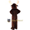 Brown Moose Mascot Costume