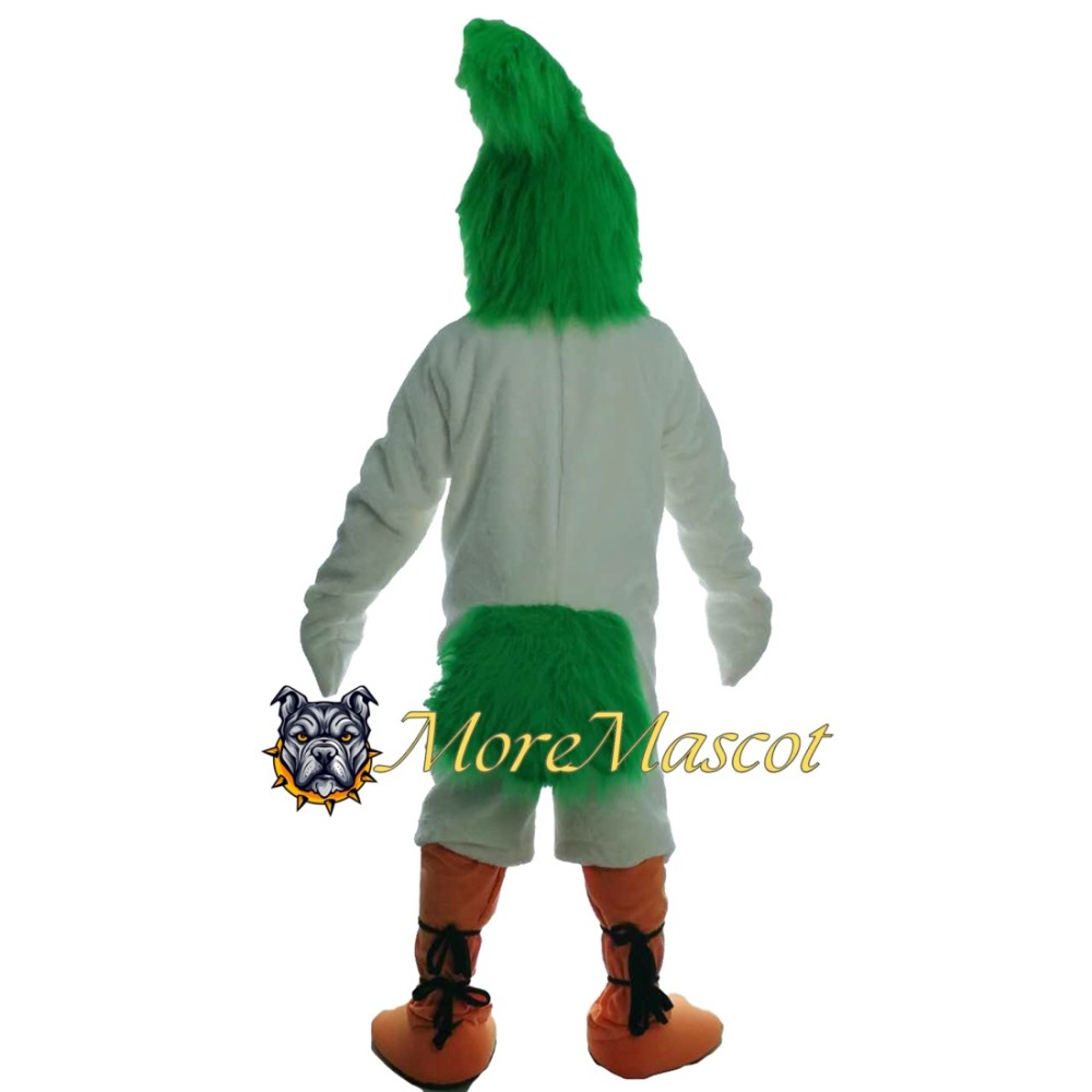 Green & White Eagle Mascot Costume