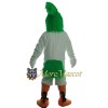 Green & White Eagle Mascot Costume