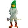 Green & White Eagle Mascot Costume