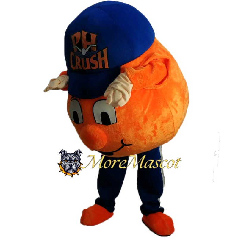 Orange Ball Mascot Costume