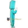Green Block Mascot Costume