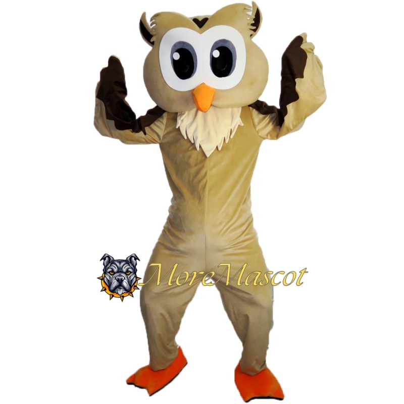 Flexible Owl Mascot Costume