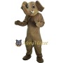 Brown Elephant Mascot Costume