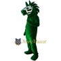 Green Warhorse Mascot Costume