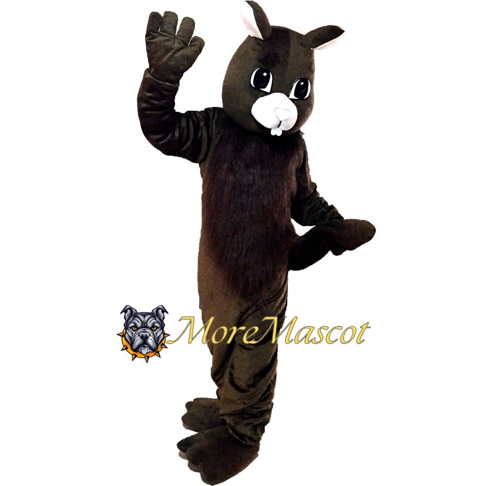 Excellent Brown Rabbit Mascot Costume