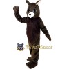 Excellent Brown Rabbit Mascot Costume