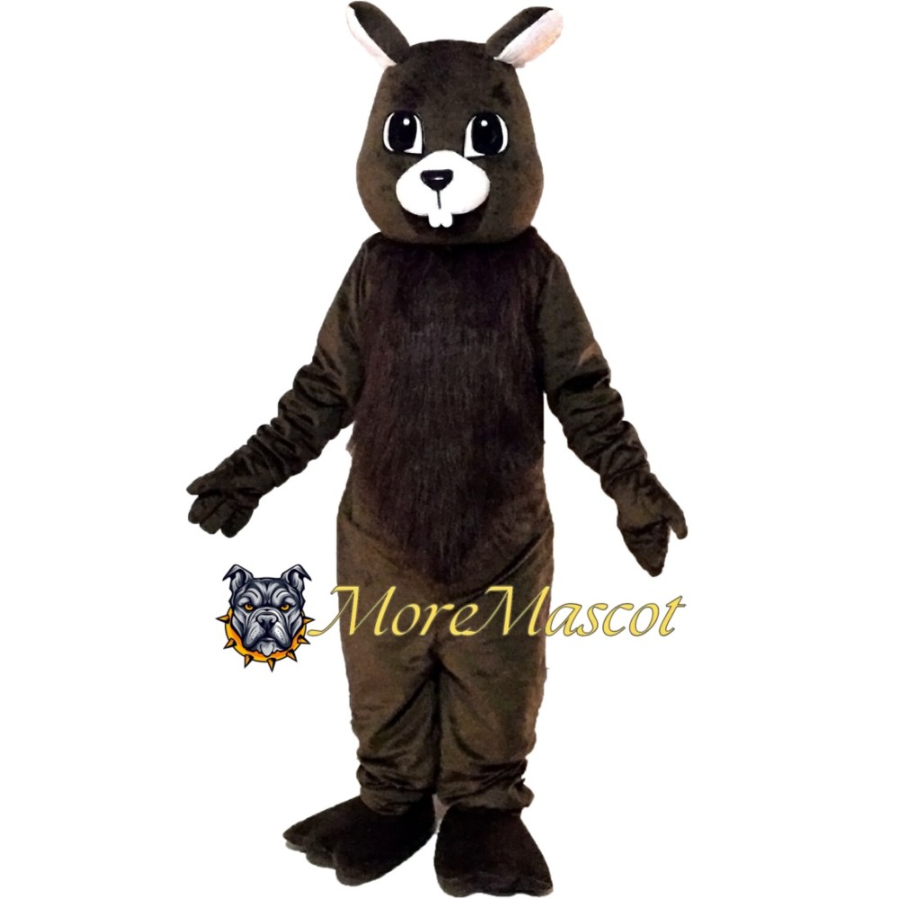 Excellent Brown Rabbit Mascot Costume