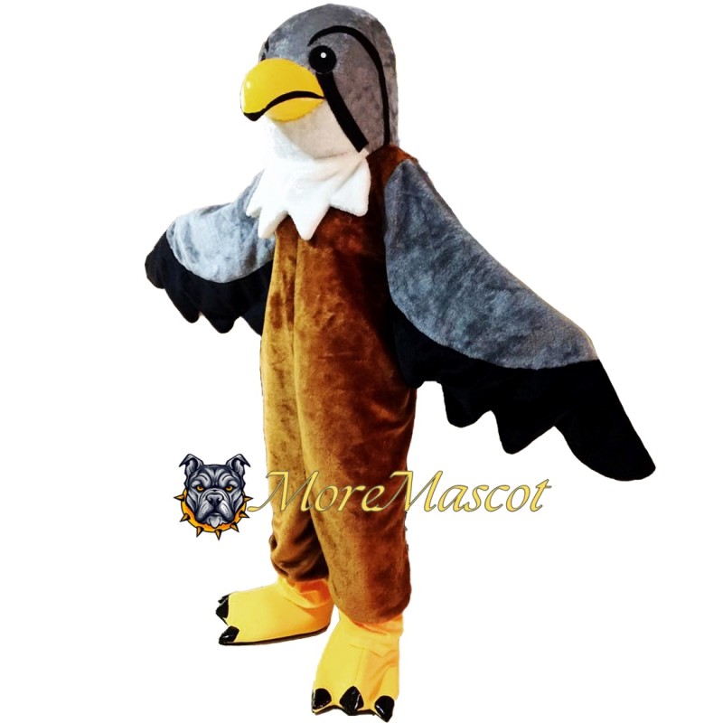 Gray & Brown Bird Mascot Costume