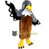 Gray & Brown Bird Mascot Costume