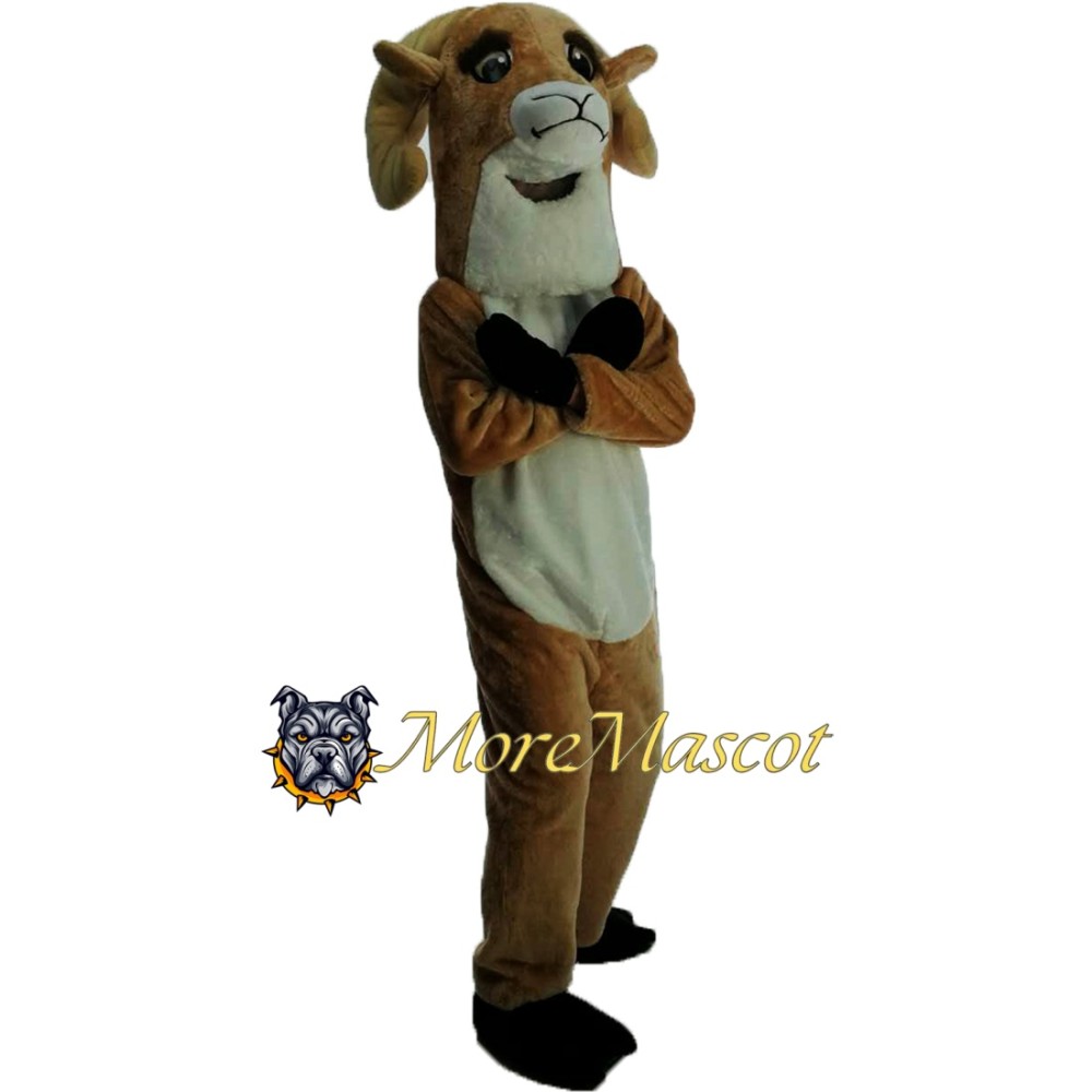Brown Sheep Mascot Costume