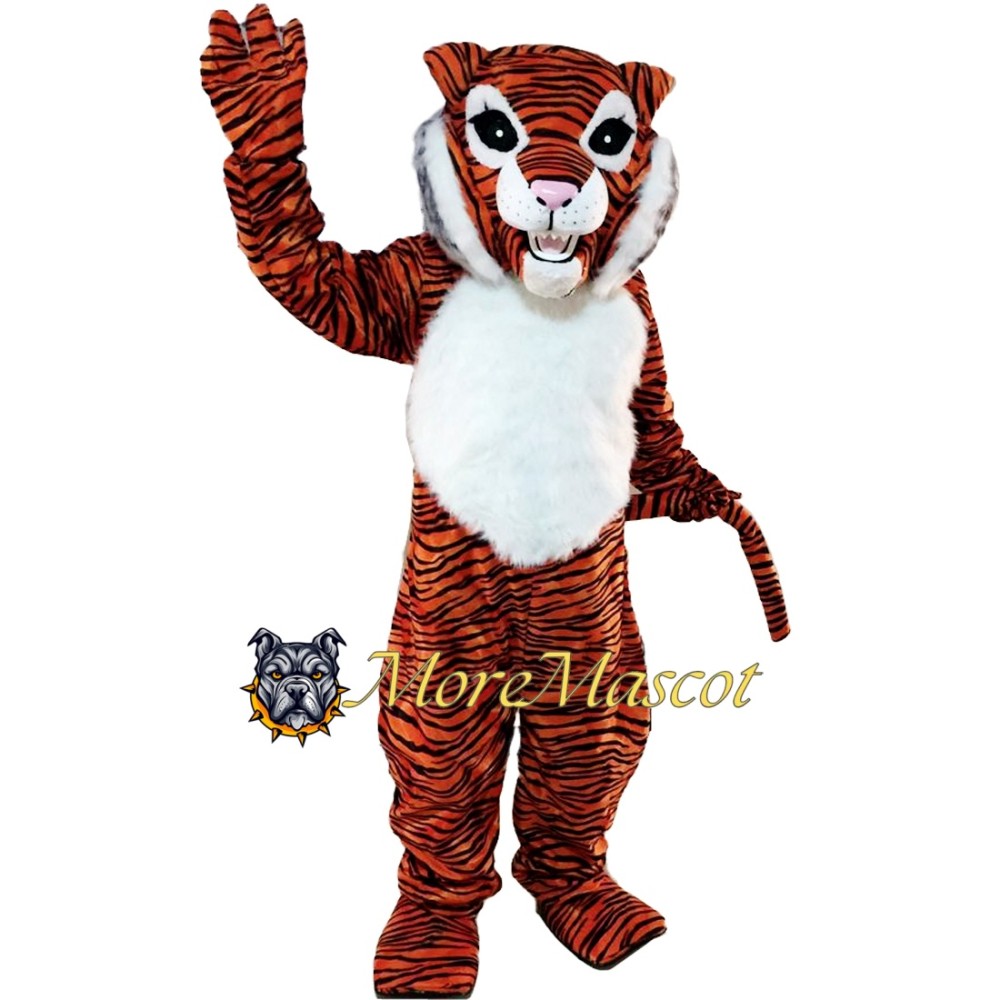 Soft Lightweight Tiger Mascot Costume