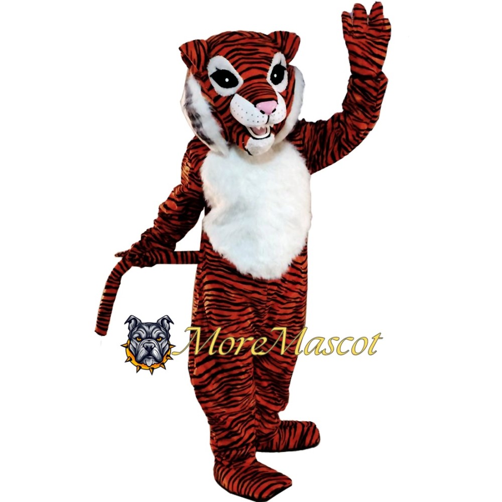 Soft Lightweight Tiger Mascot Costume