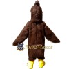 Fierce Brown Falcon Mascot Costume