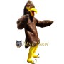 Fierce Brown Falcon Mascot Costume