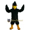 Superb Black Eagle Mascot Costume