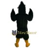Superb Black Eagle Mascot Costume