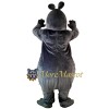 Grey Hippopotamus Mascot Costume