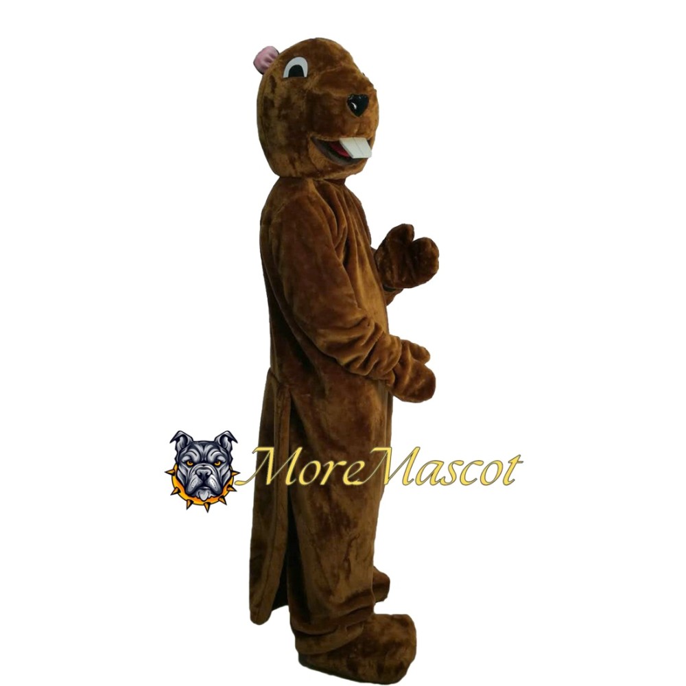 Friendly Beaver Mascot Costume