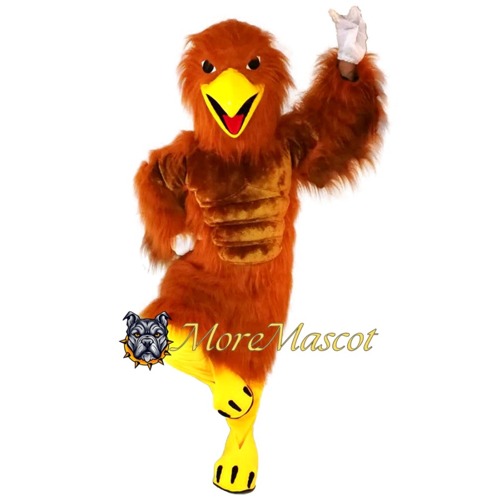 Muscle Eagle Mascot Costume
