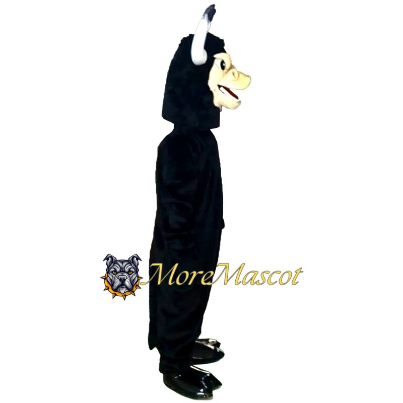 Black Bull Mascot Costume