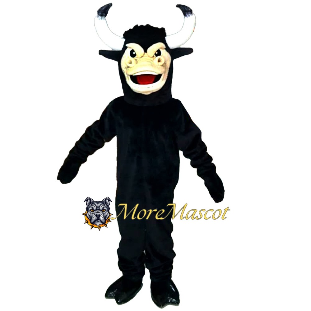 Black Bull Mascot Costume