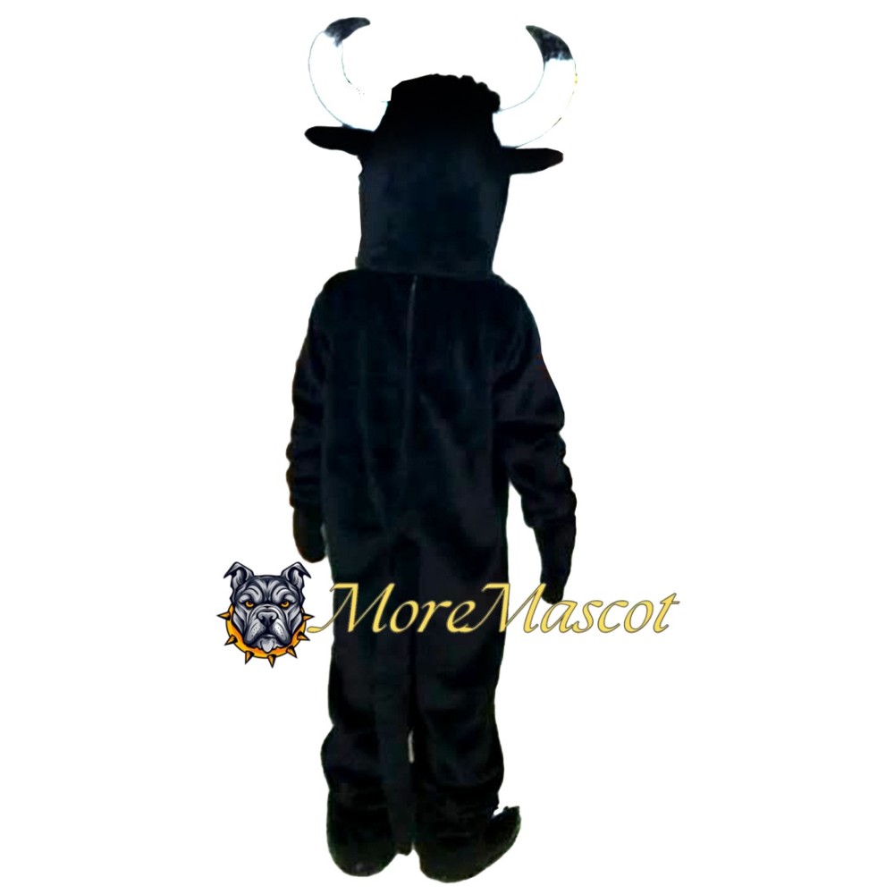 Black Bull Mascot Costume