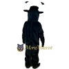 Black Bull Mascot Costume