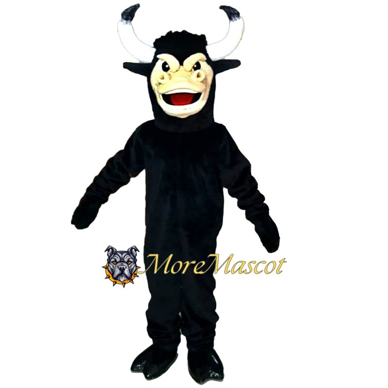 Black Bull Mascot Costume