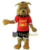 Sport Brown Bulldog Mascot Costume