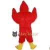 Furry Red Eagle Mascot Costume
