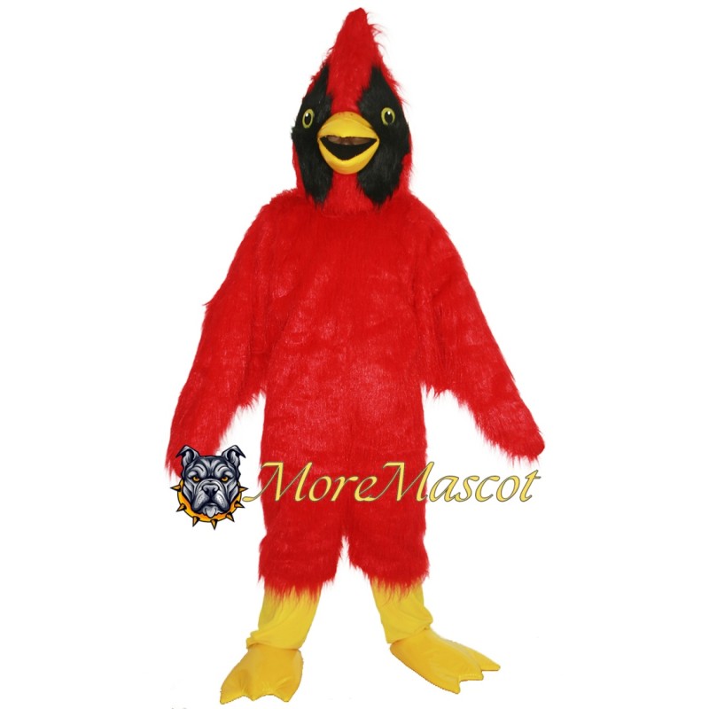 Furry Red Eagle Mascot Costume