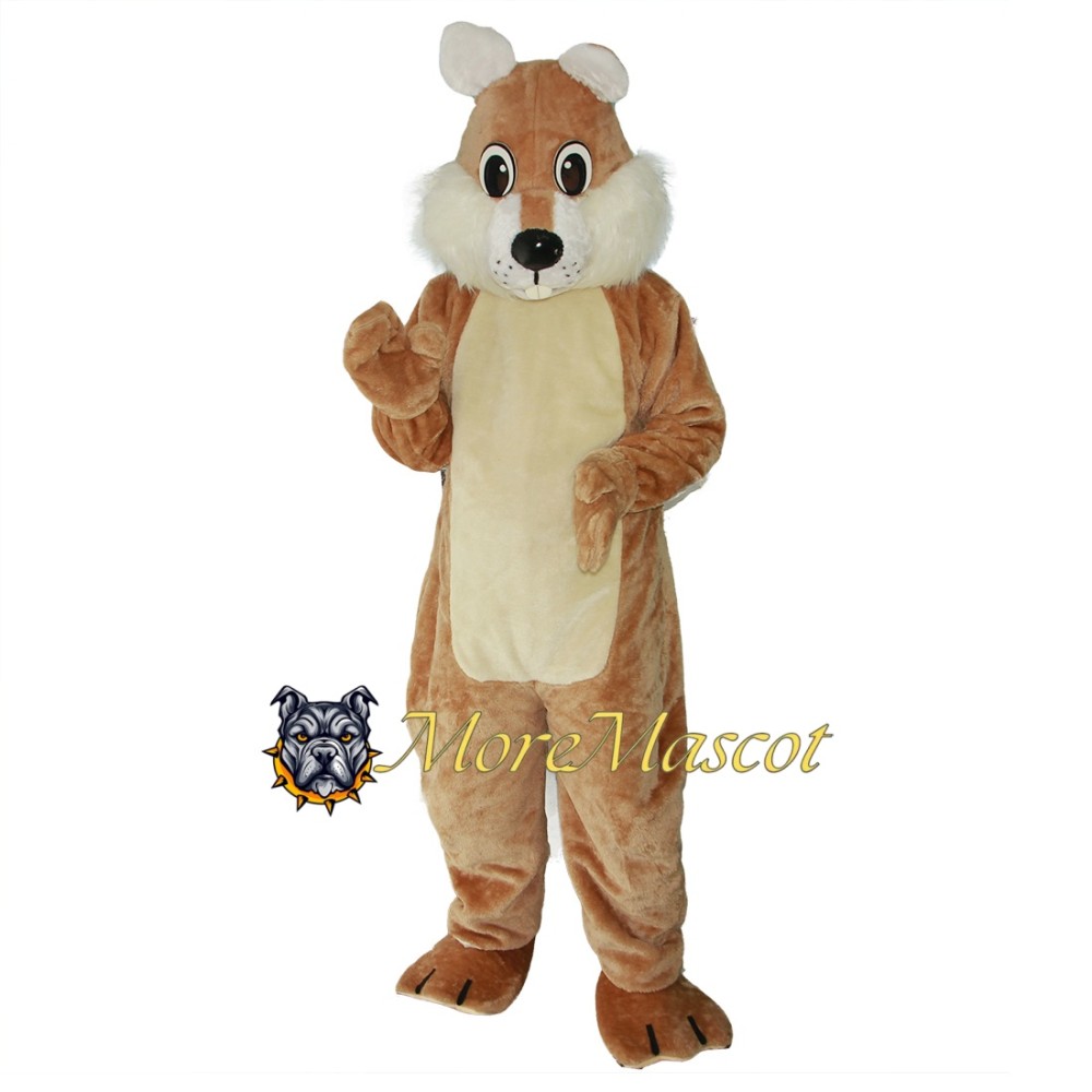 Friendly Chipmunk Mascot Costume