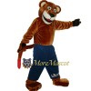 University Brown Panther Mascot Costume