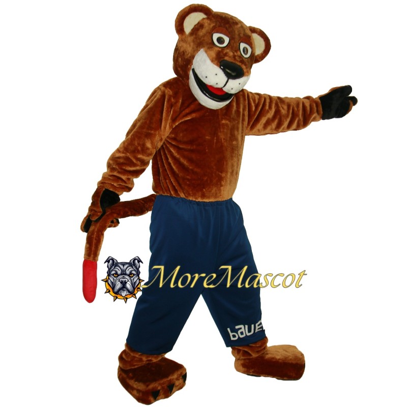 University Brown Panther Mascot Costume
