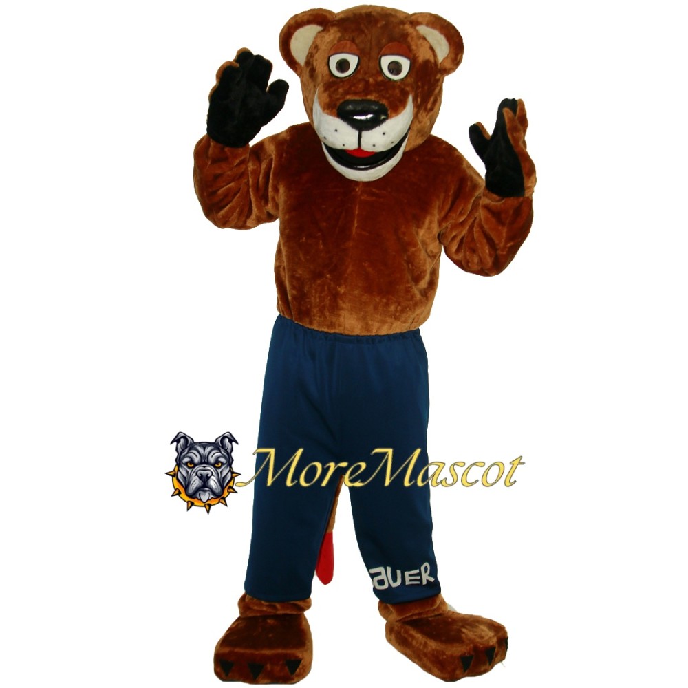 University Brown Panther Mascot Costume