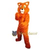 Furry Orange Tiger Mascot Costume