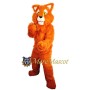 Furry Orange Tiger Mascot Costume