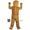 Smile Gingerbread Man Mascot Costume