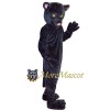 Realistic Black Panther Mascot Costume