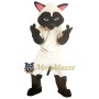 Brown & White Cat Mascot Costume