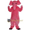Adult Pink Elephant Mascot Costume