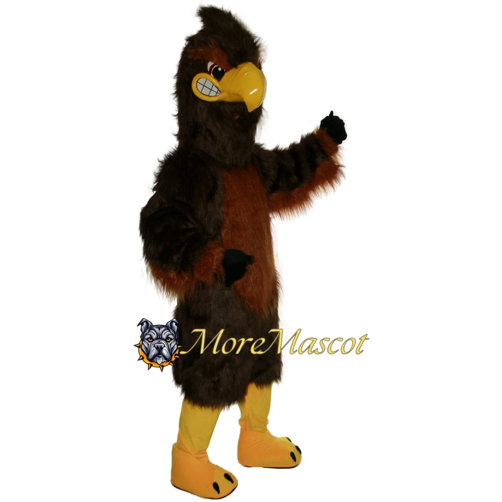 Long Fur Falcon Mascot Costume
