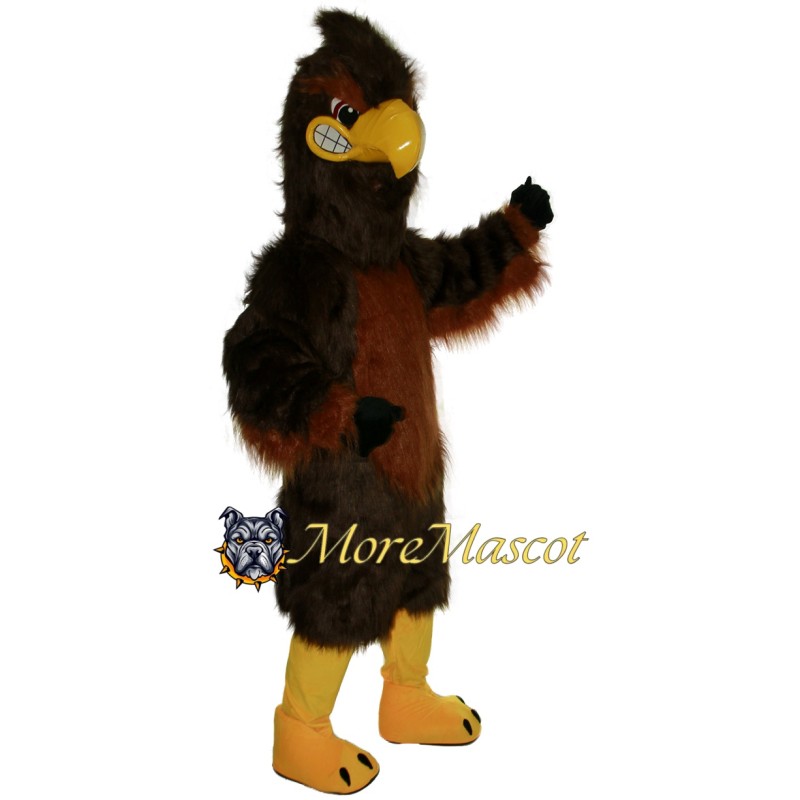 Long Fur Falcon Mascot Costume