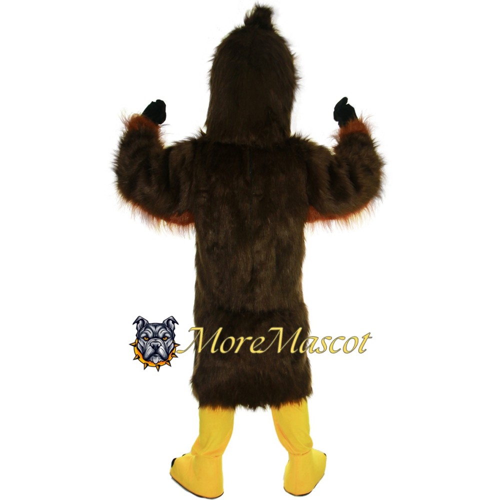 Long Fur Falcon Mascot Costume