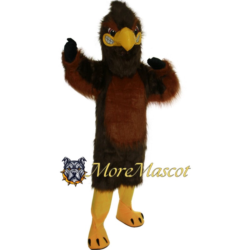 Long Fur Falcon Mascot Costume