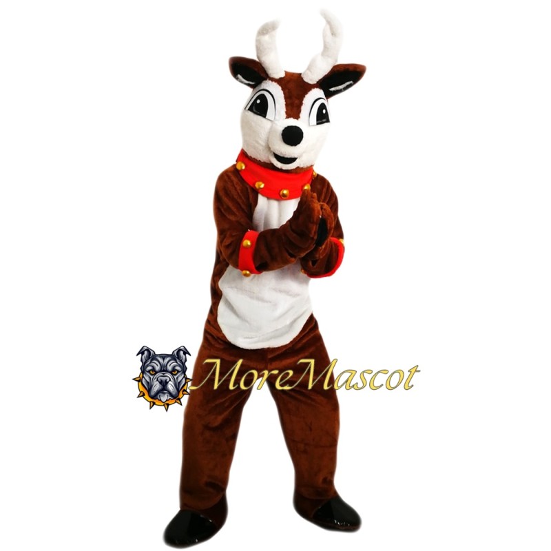 Christmas Rudolf Mascot Costume