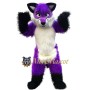 Superb Purple Fox Mascot Costume