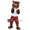 Sport Beaver Boy Mascot Costume