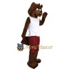 Sport Beaver Boy Mascot Costume